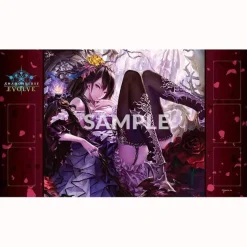 Crimson Rose Queen Design B Rubber Play Mat