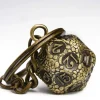 D20 Keychain Bronze