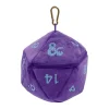 D20 Royal Purple and Sky Blue Phandelver Plush Dice Bag