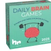 Daily Brain Games 2025 Day-to-Day Calendar: Energize your mind, one puzzle at a time!