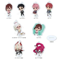 Dandadan Round Acrylic Stand Trading Keychain