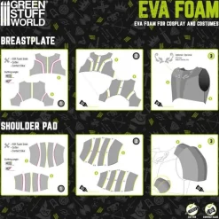 Dark Grey 5mm High Density EVA Foam 475x950mm