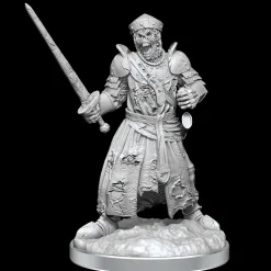 Dead Warlord (Wave 19) Wizkids Deep Cuts Unpainted Miniature