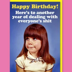 Dealing with everyone's shit Greeting Card