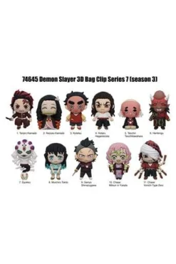 Demon Slayer Series 7 PVC Bag Clip