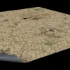 Desert Wasteland 60 x 60 cm Gaming Mat