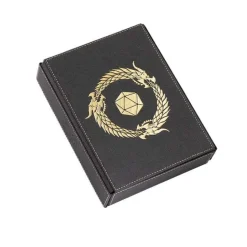 Dice Companion Iron Grey Dragon Shield