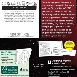 Did You Know? 2025 Day-to-Day Calendar