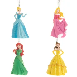Disney Princess 3D Hanging Decorations Set of 4