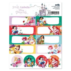 Disney Princesses Christmas Self-Adhesive Labels