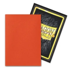 Dual Matte Ember Japanese Size Sleeves (60) Kortlommer, Dragon Shield