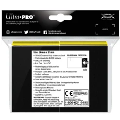 Eclipse PRO-Gloss Lemon Yellow Standard Size Sleeves (100)