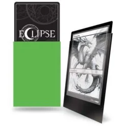 Eclipse PRO-Matte Lime Green Standard Size Sleeves (100)
