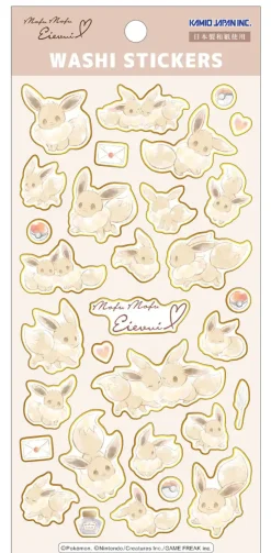 Eevve Die-Cut Washi Stickers
