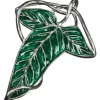 Elven Leaf Sterling Silver Brooch and Chain