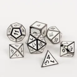 Enameld Poly White /Black (7)