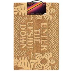 Enter the Upside Down Embossed Door Mat 60x40 cm