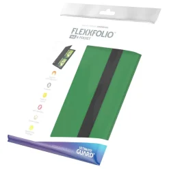 Flexxfolio 8-Pocket Green Standard Size (160) Portfolio