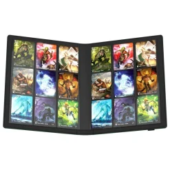 Flexxfolio 18-Pocket Green XenoSkin Standard Size (360) Portfolio