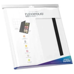Flexxfolio 24-Pocket QuadRow White Standard Size (480) Portfolio