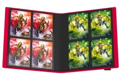 Flexxfolio 8-Pocket Red Standard Size (160) Portfolio