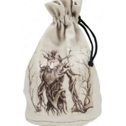 Forest Beige & Black Dice Pouch Terningpose