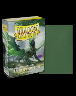Forest Green Matte Japanese Size Dragon Shield (60) Kortlommer