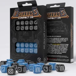 Fortress Compact 14mm D6 Black & Blue (20)
