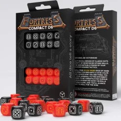 Fortress Compact 14mm D6 Black & Red (20)