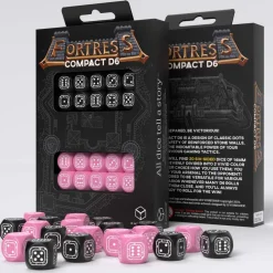 Fortress Compact 14mm D6 Black & Pink (20)