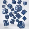 Full Pack of D6s Cobalt /White (20)