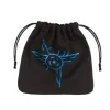 Galactic Black & Blue Dice Bag Terningpose
