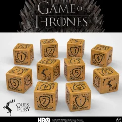 Game of Thrones Baratheon D6 Orange /Black (10)