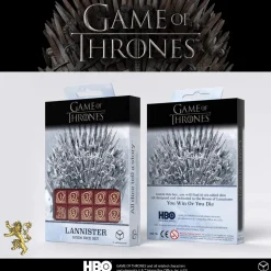 Game of Thrones Lannister D6 Red /Beige (10)
