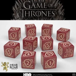 Game of Thrones Lannister D6 Red /Beige (10)