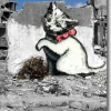 Gaza Kitten, Doble kort 120x170mm