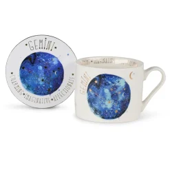 Gemini Bone China Mug and Coaster Gift Set