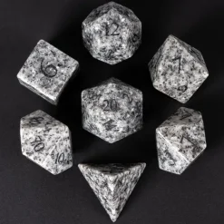 Gemstone Poly Marble Soapstone Grey /Black (7)