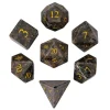 Gemstone Poly Yooperlite Brown /Gold (7)