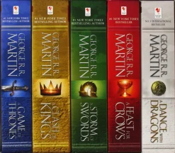 George R. R. Martin's A Game of Thrones 5-Book Boxed Set (Song of Ice and Fire Series): A Game of Thrones, A Clash of Kings, A Storm of Swords, A Feast for Crows, and A  Dance with Dragons