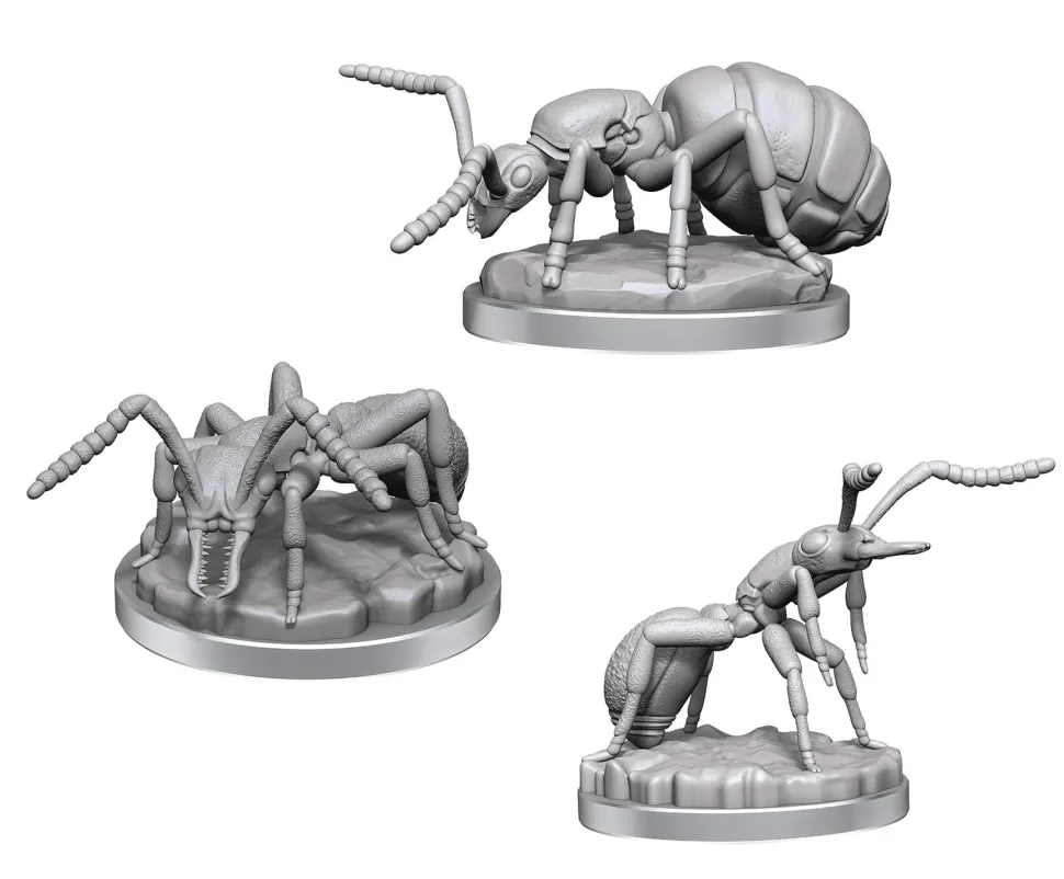Giant Ants (Wave 21) Wizkids Deep Cuts Unpainted Miniature
