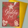 Gledelig Jul  Pepperkaker Kort A6