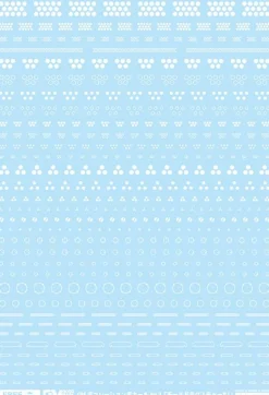 GM Decoration Mold Texture #3 White Decals