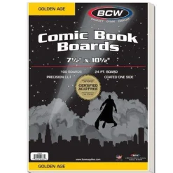 Golden Comic Backing Boards (100) BCW
