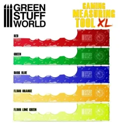 Green Stuff World: Fluor Red Gaming Measuring Tool XL