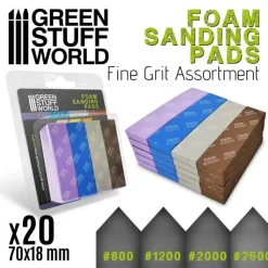 Green Stuff World: Foam Sanding Pads Fine Grit Assortment
