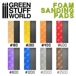 Green Stuff World: Foam Sanding Pads Fine Grit Assortment