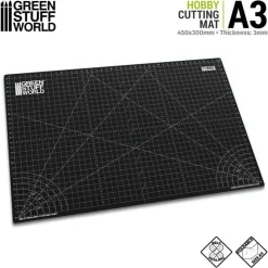 Green Stuff World: Hobby Cutting Mat A3 Black
