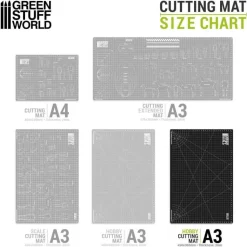 Green Stuff World: Hobby Cutting Mat A3 Black