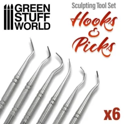 Green Stuff World: Hooks & Picks Sculpting Tool Set